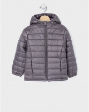 Chaquet&oacute;n acolchado gris