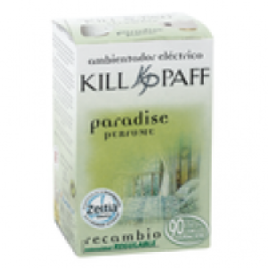 Kill Paff ambientador eléctrico aroma paraiso recambio 1 ud