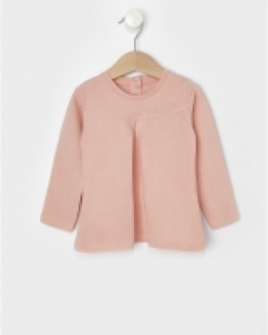 Camiseta de manga larga b&aacute;sica de un solo color