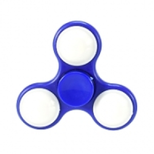 Fidget Spinner Azul Oscuro con Luz