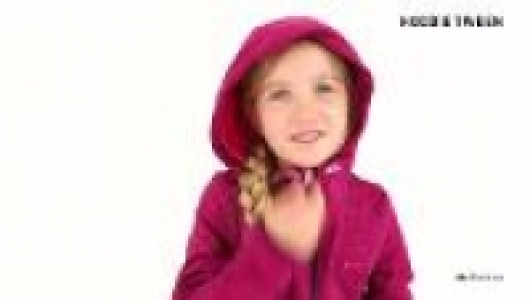 Chaqueta capucha travesía niña gris QUECHUA
