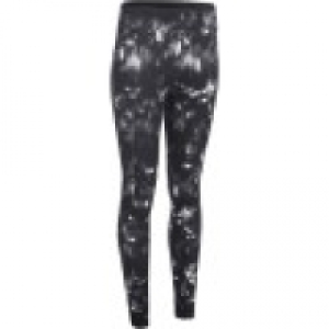 Domyos Leggings fitness cardio mujer estampado negro y blanco ENERG