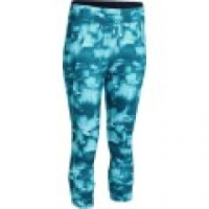 Domyos Leggings 7/8 fitness cardio mujer estampado azul ENERGY DOMY