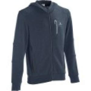 Domyos Chaqueta con capucha fitness cardio hombre gris ENERGY XTREM