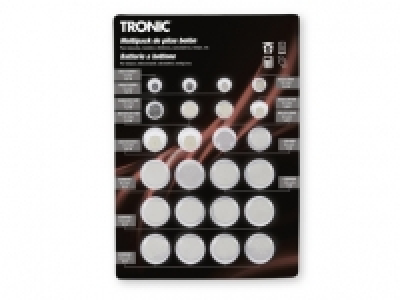 TRONIC Multipack de pilas botón 2.99 €