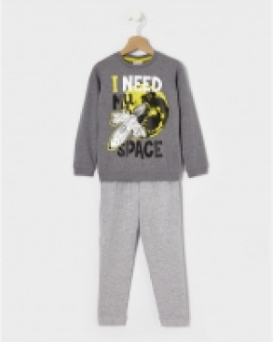 Pijama de 2 piezas largo con estampado I need space 4.20&nbsp;&euro;