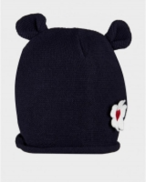 Gorro tricot flor