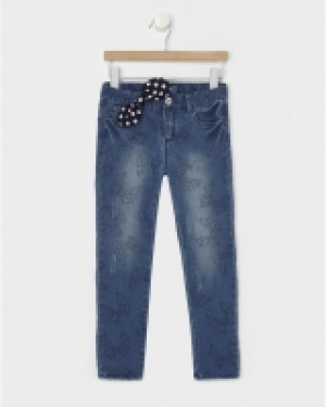 Pantal&oacute;n denim lazos
