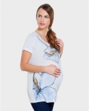 Camiseta de manga corta con estampado de flores 9.20&nbsp;&euro;