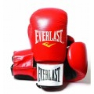 GUANTES DE BOXEO PIEL FIGHTER EXPERT ROJO EVERLAST