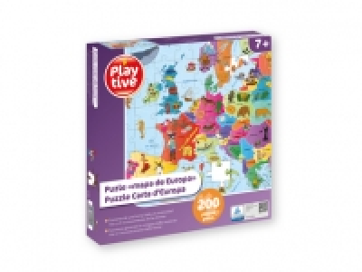 Lidl  PLAYTIVE Puzle mapa del mundo/Mapa de Europa