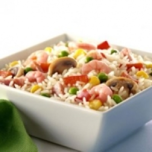 Arroz 5 delicias con gambas 2.49 €
