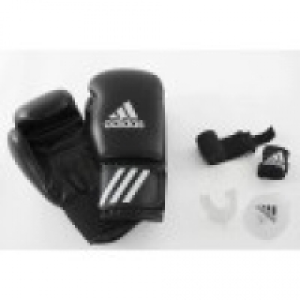 Decathlon Adidas KIT DE BOXEO PRINCIPIANTE: GUANTES, VENDAS, PROTECTOR DENTAL