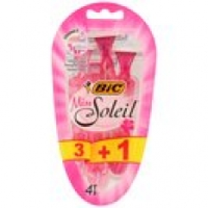Bic Miss soleil maquinilla desechable mujer bolsa 3 + 1 uds