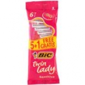 Bic Twin lady maquinilla desechable mujer bolsa 5 + 1 uds