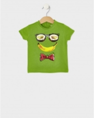 T-shirt verde con viso e frutta 2.40&nbsp;&euro;