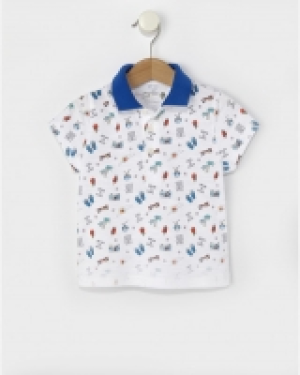 Polo de manga corta con estampado all-over 5.10&nbsp;&euro;