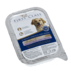 First Class paté para perros adultos con cordero arroz y verduras 400 gr