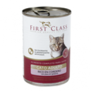 First Class alimento para gatos en gelatina rico en cordero con pavo 400