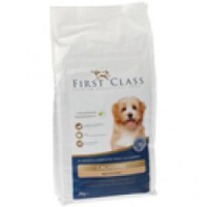 First Class alimento para perros cachorros rico en pavo bolsa 2 Kg