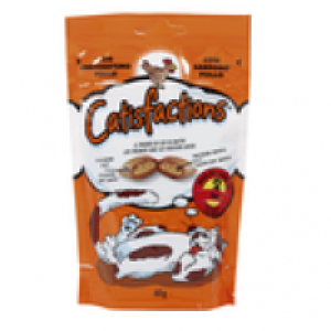 Catisfactions snack para gatos sabor pollo bolsa 60 gr