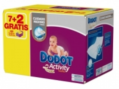 Toallitas de Bebé Dodot Activity Recambio 9x54 uds