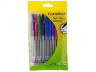 Pack 10 Bolígrafos Capuchón Surtidos