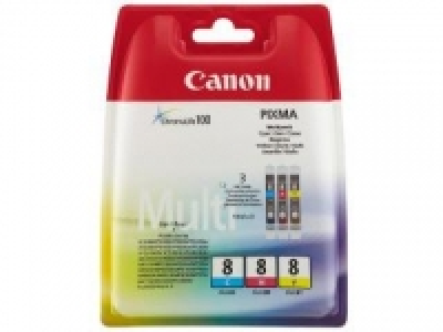 Pack Cartucho de Tinta Canon CLI8 - Tricolor