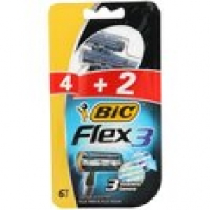 Bic Flex3 maquinilla desechable 3 hojas blíster 4 + 2 uds