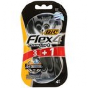 Bic Flex4 comfort maquinilla desechable 4 hojas blíster 3 + 1 ud