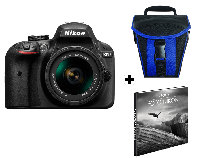 MediaMarkt Nikon Kit Cámara Réflex - Nikon KIT D3400 + objetivo AFP DX 18-55 