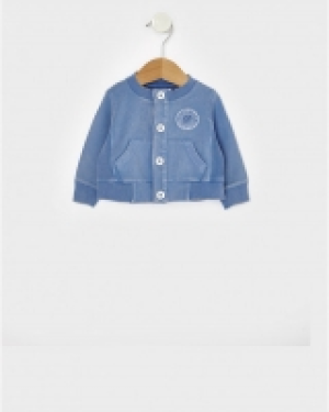 Chaqueta de felpa azul claro te&ntilde;ido en prenda 6.99&nbsp;&euro;