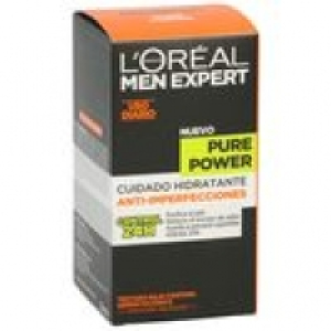 Oreal LMen expert pure power cuidado hidratante anti imperfeccion