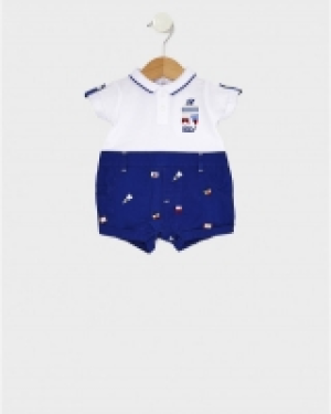 Ranita de manga corta con pantalones all-over bordados 8.10&nbsp;&euro;