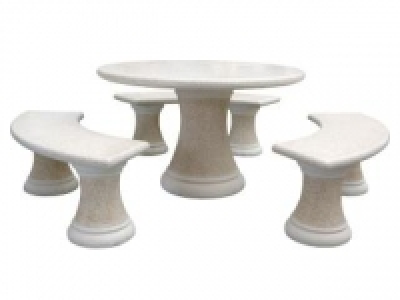 Conjunto Comedor Circular 125 cm