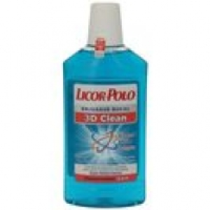 Licor Del Polo enjuague bucal antiséptico 3d clean botella 500 ml