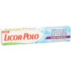 Licor Del Polo pasta dentífrica frozen senses blanco irresistible tubo 75 m