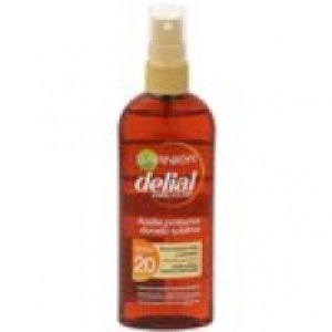 Delial Ambre solaire aceite solar protector dorado sublime spf 20 s