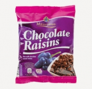 Aldi Maurinus® Pasas recubiertas de chocolate