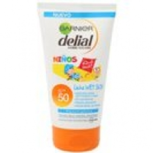 Delial Ambre solaire leche solar spf 50 para niños tubo 150 ml