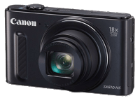 MediaMarkt Canon Cámara - Canon Powershot SX610 HS, Negro, WiFi, NFC, 20 Mp