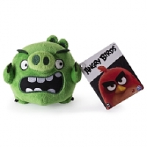 Angry Birds - Pig - Peluche Básico 12 cm (verde)