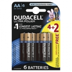 Duracell - Pila Duracell Ultra AA 4+2