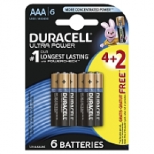 Duracell - Pila Duracell Ultra AAA 4+2