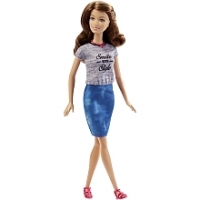Toysrus  Barbie - Muñeca Fashionista Smile Style Falda Vaquera