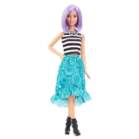 Toysrus  Barbie - Muñeca Fashionista Pelo Lila