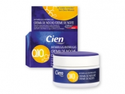 Lidl  CIEN Crema facial antiarrugas Q10 noche