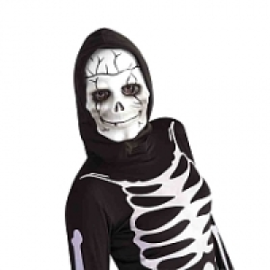 Disfraz Adulto - M&aacute;scara Calavera con Capucha