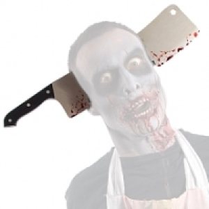 Diadema con Cuchillo Carnicero Zombie