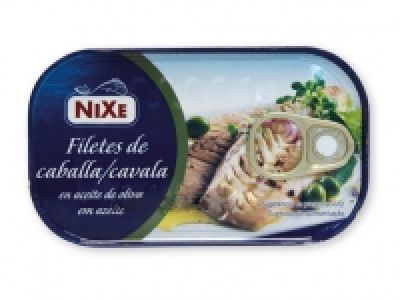 Lidl  NIXE Filetes de caballa en aceite de oliva
